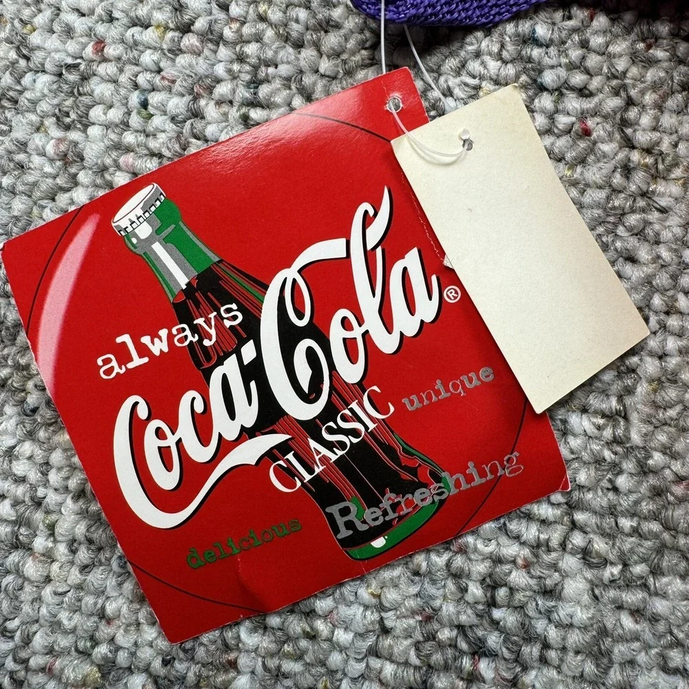 Vintage Coca Cola Coke Kids Girls Backpack Polar World Rocket 1997 - READ